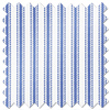 Lace Stripes, Soft Blue - Made to Measure Curtains